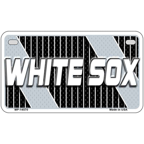 WHITE SOX Graphic Novelty Metal License Plate LP-14570