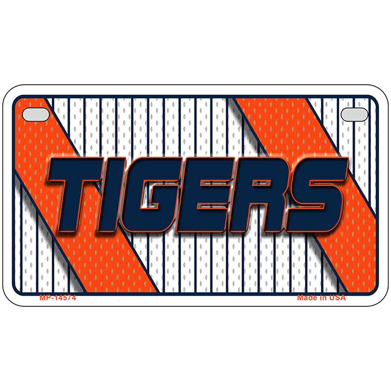 TIGERS Graphic Novelty Metal License Plate LP-14574