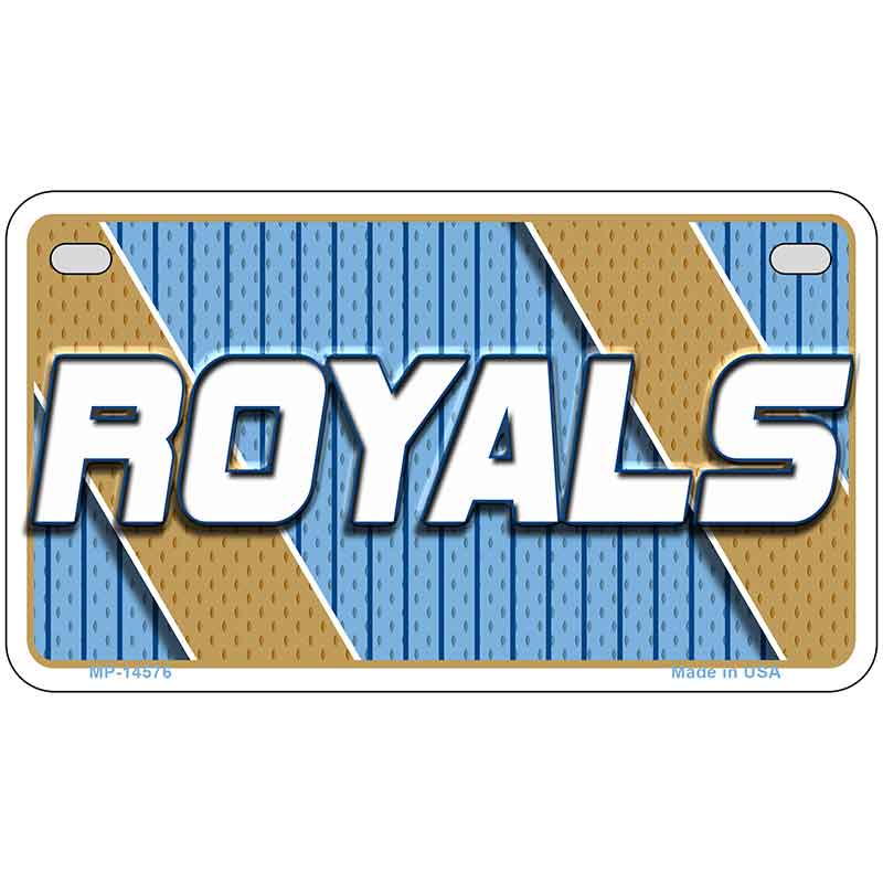 ROYALS Graphic Novelty Metal License Plate LP-14576