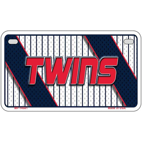 TWINS Graphic Novelty Metal License Plate LP-14581