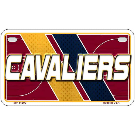 CAVALIERS Graphic Novelty Metal License Plate LP-14600 7" x 4" Motorcycle (MP)