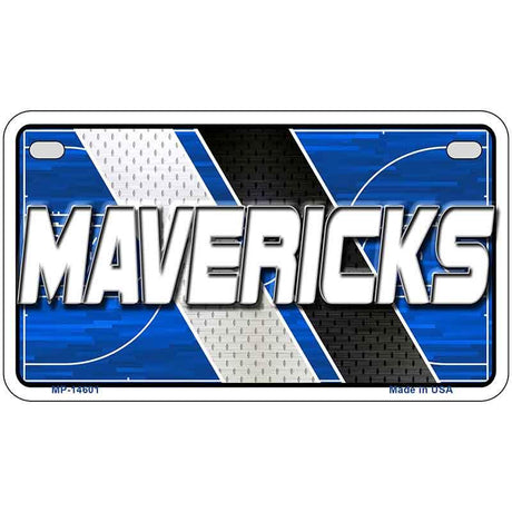 MAVERICKS Graphic Novelty Metal License Plate LP-14601 7" x 4" Motorcycle (MP)