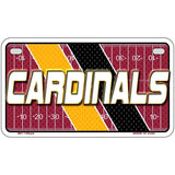 CARDINALS Graphic Novelty Metal License Plate LP-14625
