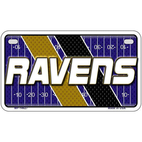 RAVENS Graphic Novelty Metal License Plate LP-14627