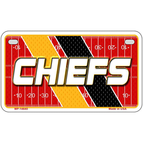 CHIEFS Graphic Novelty Metal License Plate LP-14640