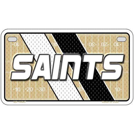 SAINTS Graphic Novelty Metal License Plate LP-14647