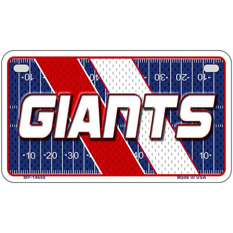 GIANTS Graphic Novelty Metal License Plate LP-14648