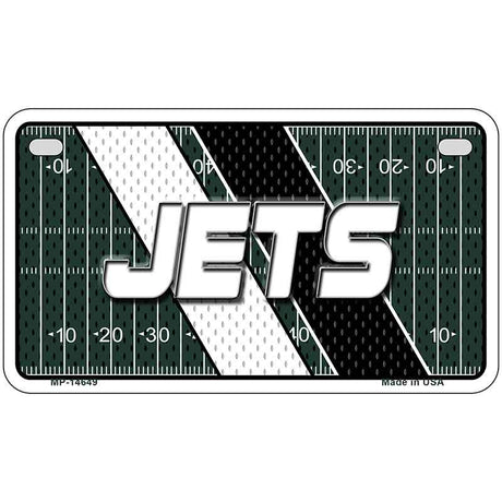 JETS Graphic Novelty Metal License Plate LP-14649