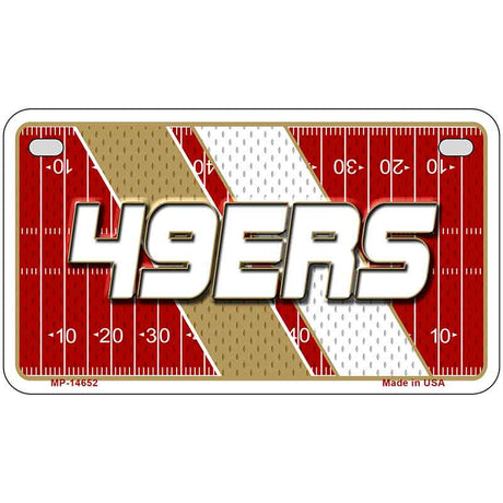 49ERS Graphic Novelty Metal License Plate LP-14652