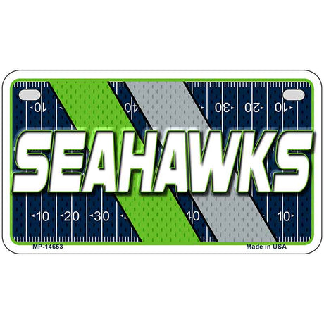 SEAHAWKS Graphic Novelty Metal License Plate LP-14653