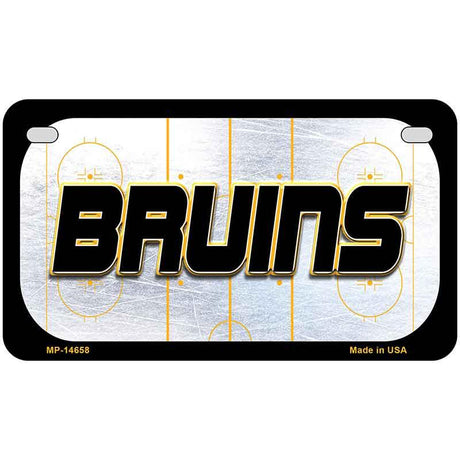 BRUINS Graphic Novelty Metal License Plate LP-14658 7" x 4" Motorcycle (MP)