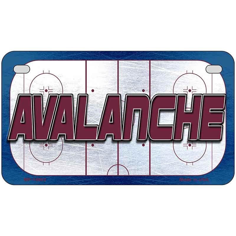 AVALANCHE Graphic Novelty Metal License Plate LP-14663 7" x 4" Motorcycle (MP)