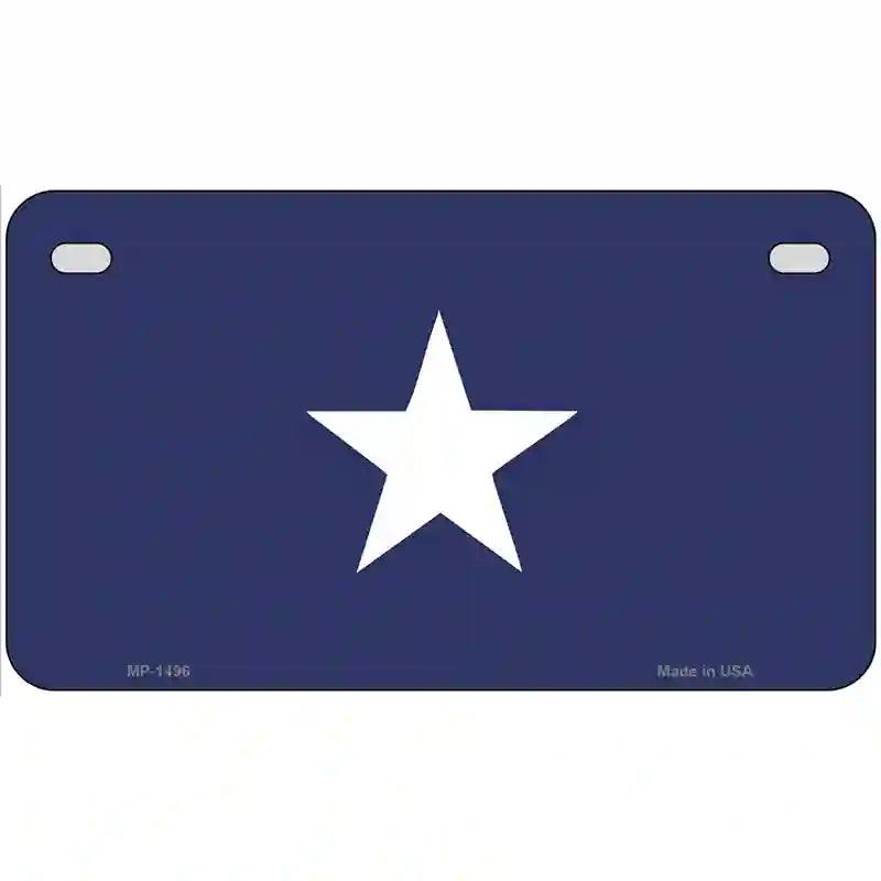 Bonnie Blue Flag Metal Novelty License Plate 7" x 4" (MP)