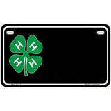 4-H Offset Metal Novelty License Plate 7" x 4" (MP)