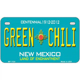 Green Chili New Mexico Metal Novelty License Plate 7" x 4" (MP)