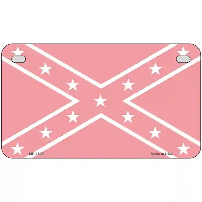 Pink Rebel Metal Novelty License Plate 7" x 4" (MP)