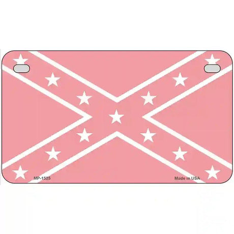 Pink Rebel Metal Novelty License Plate 7" x 4" (MP)