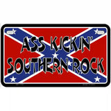 Southern Rock Confederate Flag Metal Novelty License Plate 7" x 4" (MP)