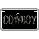 Cowboy Metal Novelty License Plate 7" x 4" (MP)