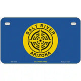 Salt River Tribe Flag Metal Novelty License Plate 7" x 4" (MP)