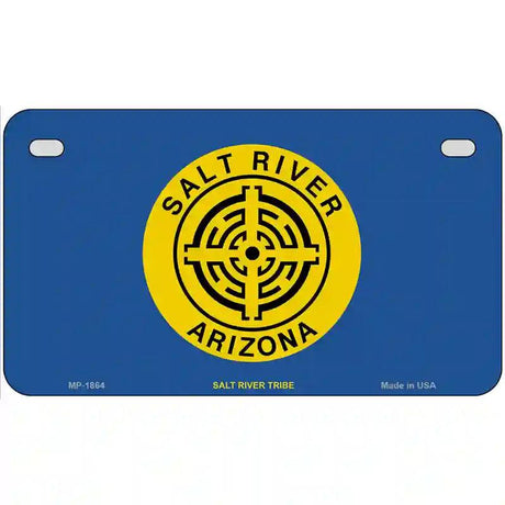 Salt River Tribe Flag Metal Novelty License Plate 7" x 4" (MP)