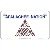 Apalachee Nation Flag Metal Novelty License Plate 7" x 4" (MP)