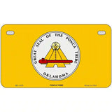 Ponca Tribe Flag Metal Novelty License Plate 7" x 4" (MP)