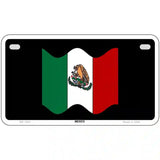 Mexico Waving Flag Metal Novelty License Plate 7" x 4" (MP)