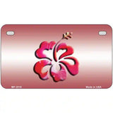 Hibiscus Flower Metal Novelty License Plate 7" x 4" (MP)
