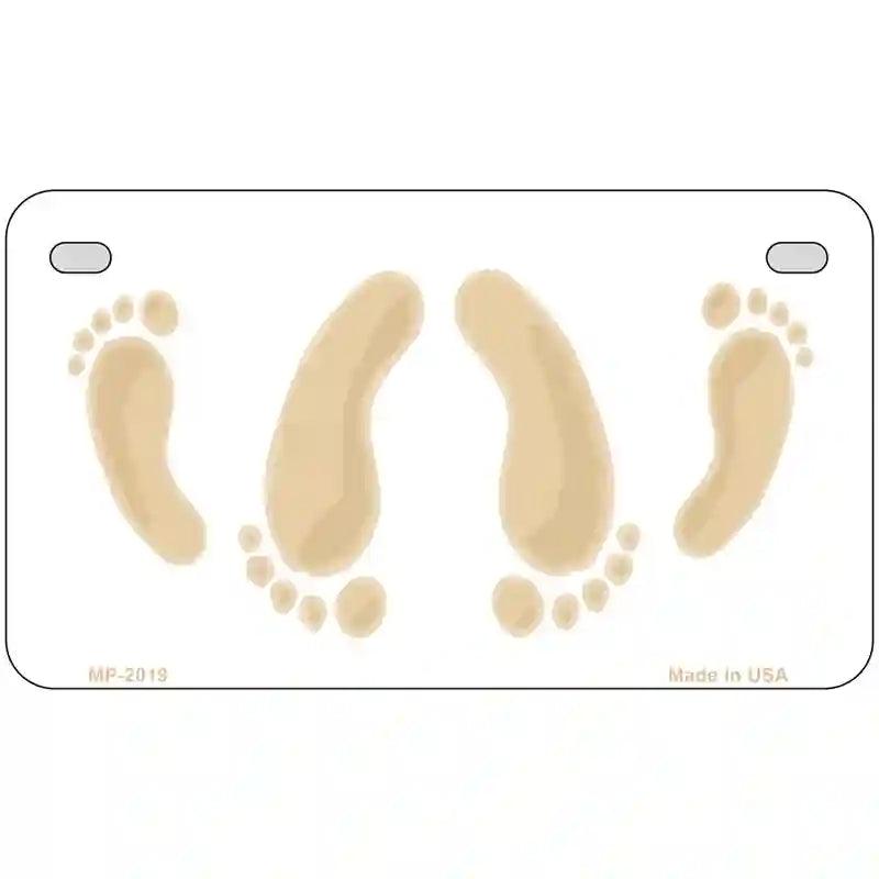 Happy Feet Metal Novelty License Plate 7" x 4" (MP)