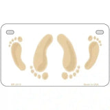 Happy Feet Metal Novelty License Plate 7" x 4" (MP)