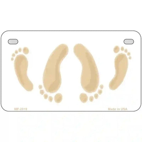 Happy Feet Metal Novelty License Plate 7" x 4" (MP)