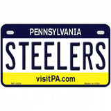 Steelers Pennsylvania State Novelty Metal License Plate 7" x 4" (MP)