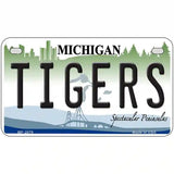 Tigers Michigan State Metal Novelty License Plate 7" x 4" (MP)