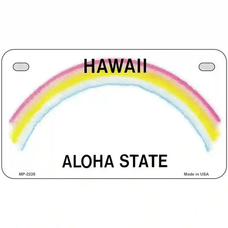 Hawaii Novelty State Blank Metal License Plate 7" x 4" (MP)