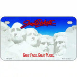 South Dakota Novelty State Blank Metal License Plate 7" x 4" (MP)