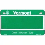 Vermont Novelty State Blank Metal License Plate 7" x 4" (MP)