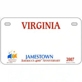 Virginia Novelty State Blank Metal License Plate 7" x 4" (MP)