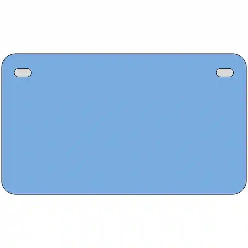 Baby Blue Solid Metal Novelty License Plate 7" x 4" (MP)