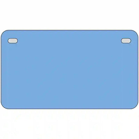 Baby Blue Solid Metal Novelty License Plate 7" x 4" (MP)