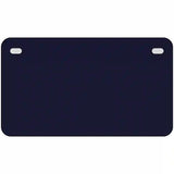Navy Blue Solid Metal Novelty License Plate 7" x 4" (MP)