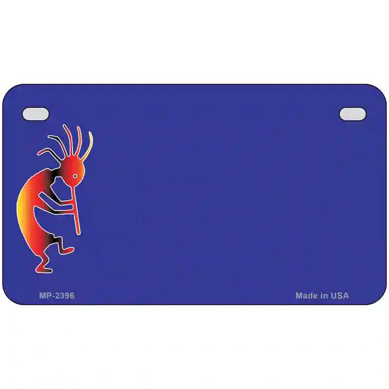 Kokopeli Offset Metal Novelty License Plate 7" x 4" (MP)
