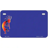 Kokopeli Offset Metal Novelty License Plate 7" x 4" (MP)