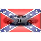 Confederate Flag Charger Metal Novelty License Plate 7" x 4" (MP)