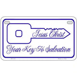Your Key To Salvation Metal Novelty License Plate 7" x 4" (MP)
