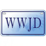 WWJD Metal Novelty License Plate 7" x 4" (MP)