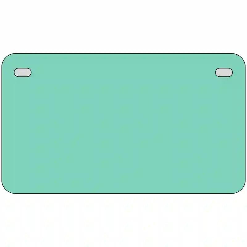 Mint Solid Metal Novelty License Plate 7" x 4" (MP)