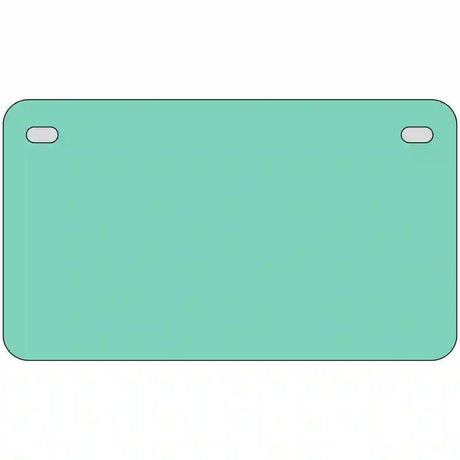 Mint Solid Metal Novelty License Plate 7" x 4" (MP)