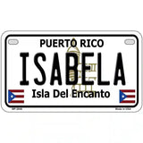 Isabela Puerto Rico Metal Novelty License Plate 7" x 4" (MP)