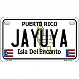 Jayuya Puerto Rico Metal Novelty License Plate 7" x 4" (MP)